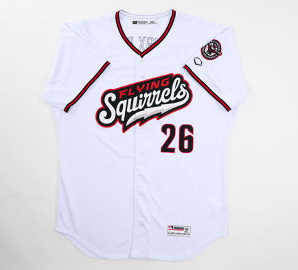Richmond Flying Squirrels Evoshield Home Authentic Jersey