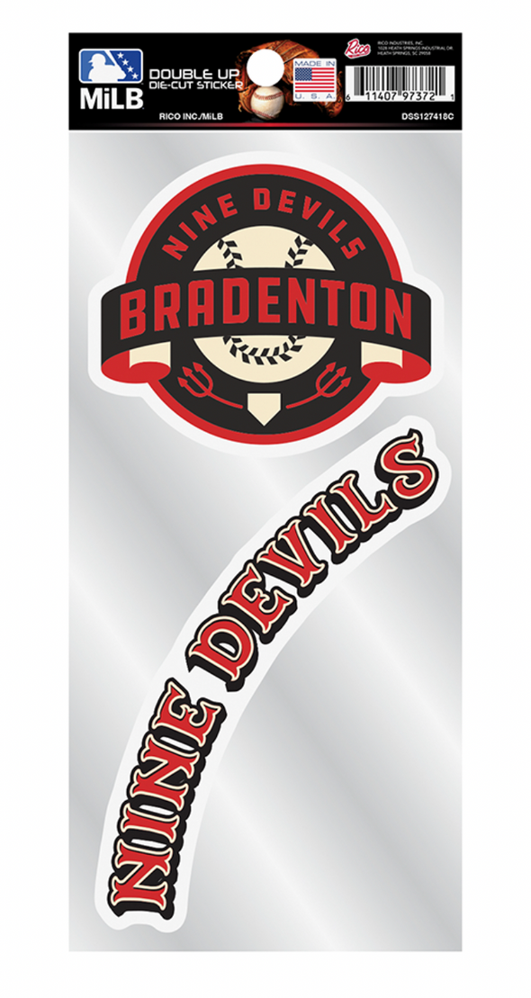 Bradenton Nine Devils Decal Stickers