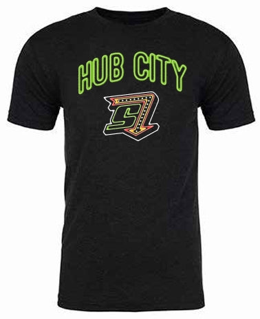 Adult Dark Grey Neon Sign Tee