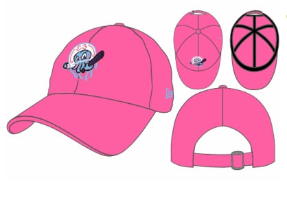 Jersey Shore BlueClaws New Era Copa Medusas Pink Adjustable Cap