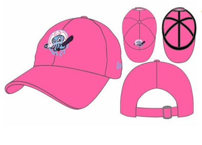 Jersey Shore BlueClaws New Era Copa Medusas Pink Adjustable Cap