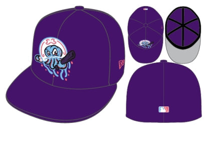 Jersey Shore BlueClaws New Era Copa Medusas Purple 59FIFTY