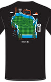 Beloit Sky Carp Two-Sided Black Home Wisco Stadium T-Shirt