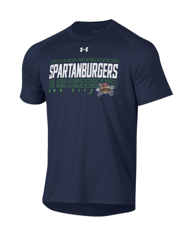 Adult UA Navy Loose Dry Fit Tee