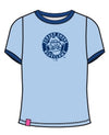 Jersey Shore BlueClaws Lusso Brand Ladies Nora Ringer T-Shirt