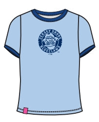 Jersey Shore BlueClaws Lusso Brand Ladies Nora Ringer T-Shirt