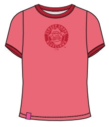 Jersey Shore BlueClaws Lusso Brand Ladies Nora Ringer T-Shirt