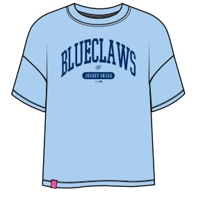 Jersey Shore BlueClaws Lusso Brand Ladies Nadia Oversized Tee
