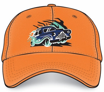 Eerie Wearies Pumpkin Orange Strap-Adjustable Cap *NEW*