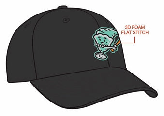 Wisconsin Supper Clubbers Black Grasshopper Adjustable Cap *NEW*