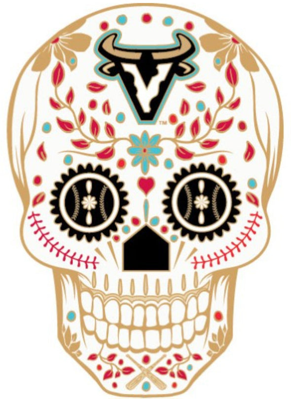 Toros Sugar Skull Lapel Pin