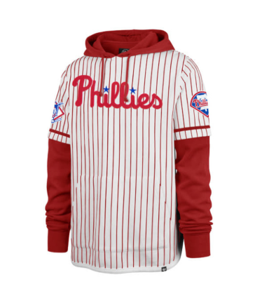 Philadelphia Phillies Cooperstown White Pinstripe Jersey Hoodie