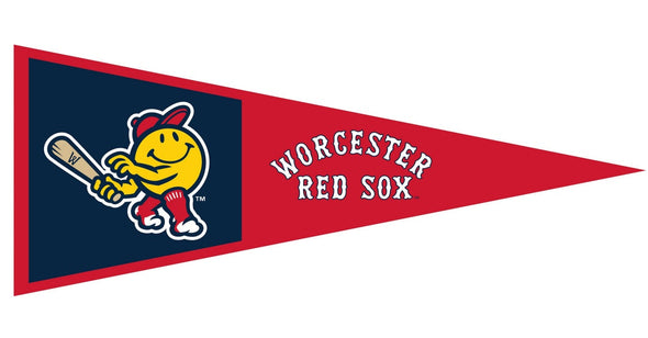 Worcester Red Sox Primary Wool Pennant
