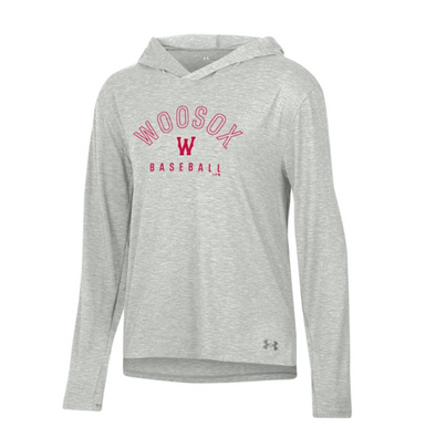 Worcester Red Sox Women's Light Gray Breezy Hood