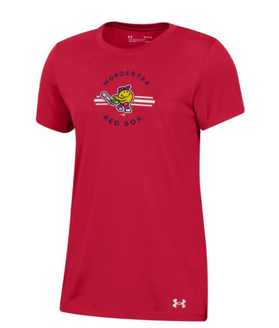 Worcester Red Sox Women's Red Tech Short Sleeve