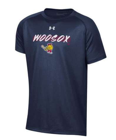 Worcester Red Sox Navy Youth Tech Short Sleeve Tee
