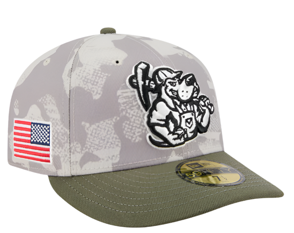 Midland RockHounds 2025 New Era On-Field Armed Forces Day 59FIFTY Fitted Cap