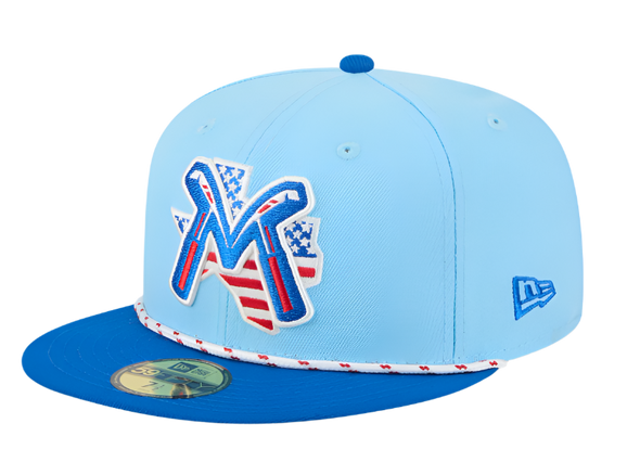 Midland RockHounds 2025 New Era Fourth of July 59FIFTY Fitted Cap