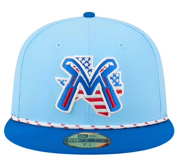 Midland RockHounds 2025 New Era Fourth of July 59FIFTY Fitted Cap