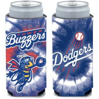16 oz OTB Tie Dye Can Cooler x LA Dodgers