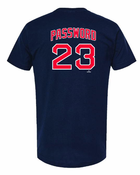Worcester Red Sox "The Password" (Worcester) Players Tee