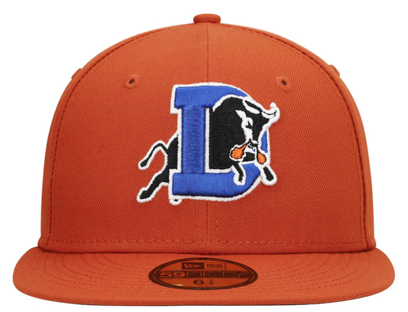 Durham Bulls New Era Burnt Orange Fitted 5950