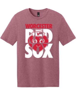 Worcester Red Sox Heather Red Big Clara Tee
