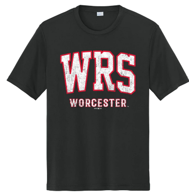 Worcester Red Sox Black Abbreviation Tee