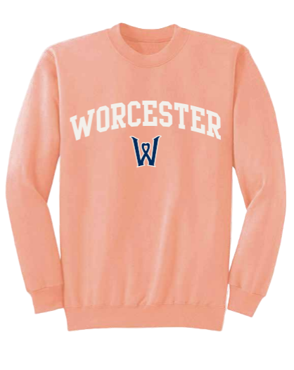 Worcester Red Sox Coral Dye Crew