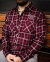 Worcester Red Sox Maroon Heart W Flannel Shirt