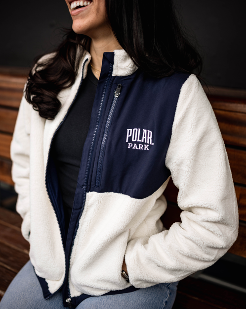 Worcester Red Sox Women's Cream Polar Park Denali Jacket