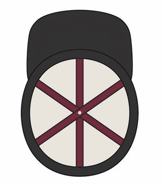 Wisconsin Supper Clubbers Maroon Protech Mesh Adjustable Cap *NEW*