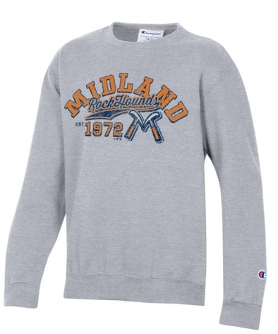 Midland RockHounds Champion Youth Crewneck