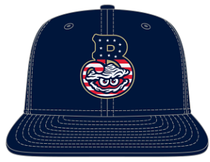 Biloxi Shuckers On-Field 59FIFTY Fitted Cap-4th of July (2023)