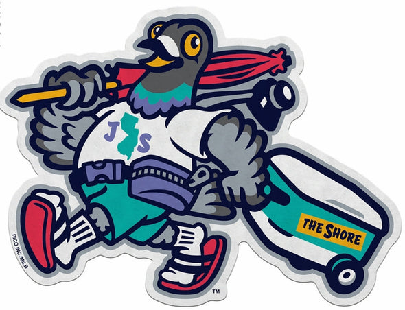 Jersey Shore BlueClaws TNC The Bennys Shaped Pennant