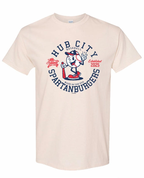 Adult Comfort Colors All American Ball Tee