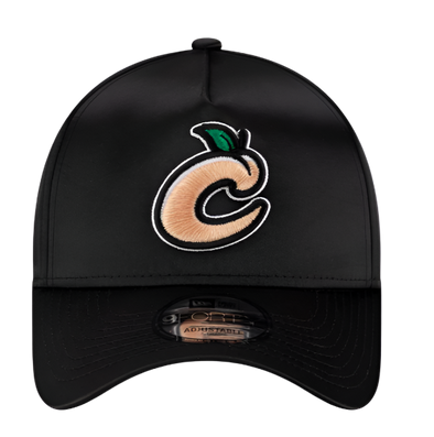 Black Satin 940 A-Frame Snapback