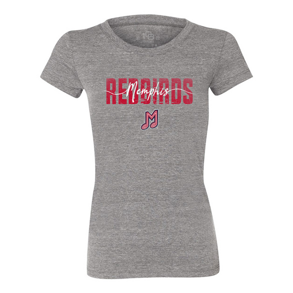 Redbirds Script Tee