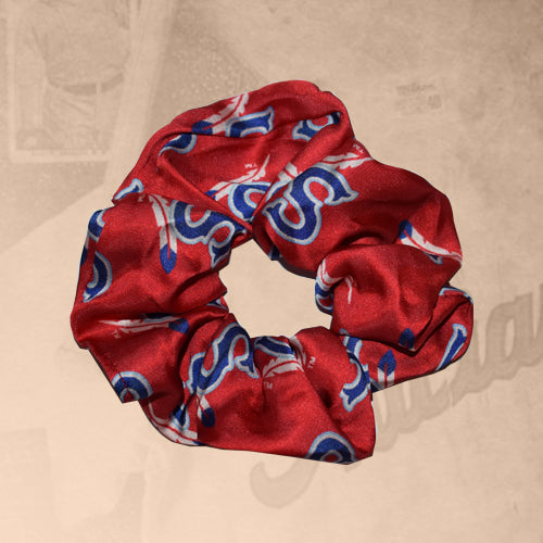 Spokane Indians Red Scrunchie