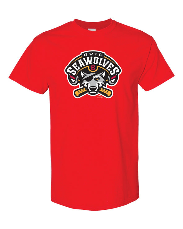 Erie SeaWolves EA Primary Logo Tee