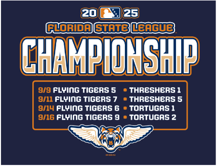 *PREORDER* 2025 Flying Tigers Championship T-Shirt *PREORDER