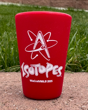 Albuquerque Isotopes Drink-Red Silicone Shot