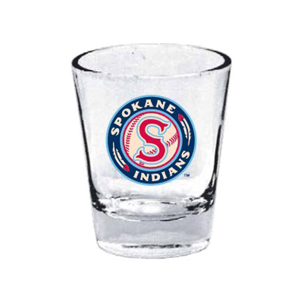 Spokane Indians Clear Shot Glass