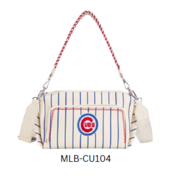 Chicago Cubs Montana West Faux Leather Shoulder Bag w/ Crossbody Strap