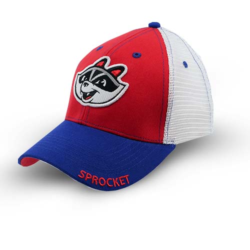 Youth Flex-Fit Ryan Red/Blue/ White Sprocket Cap