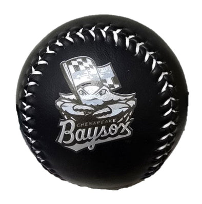 Chesapeake Baysox Rawlings Primary Logo BLACK Baseball