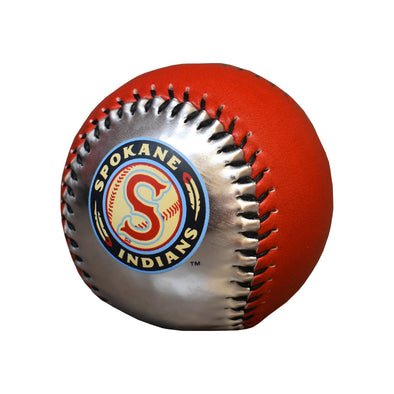 Spokane Indians Silver Metallic Baseball