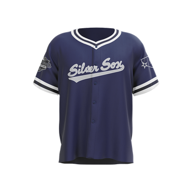 Silver Sox Men's Throwback Stitched Replica OT Sports Jersey