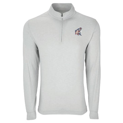 Spokane Indians Redband Silver 1/4 Zip Pullover