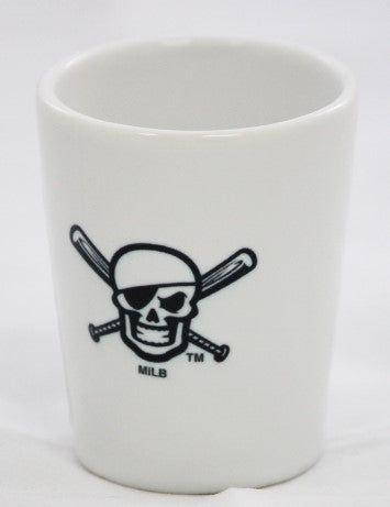 Bradenton Marauders Skull Ceramic Shot Glass